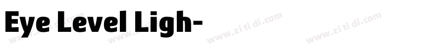 Eye Level Ligh字体转换